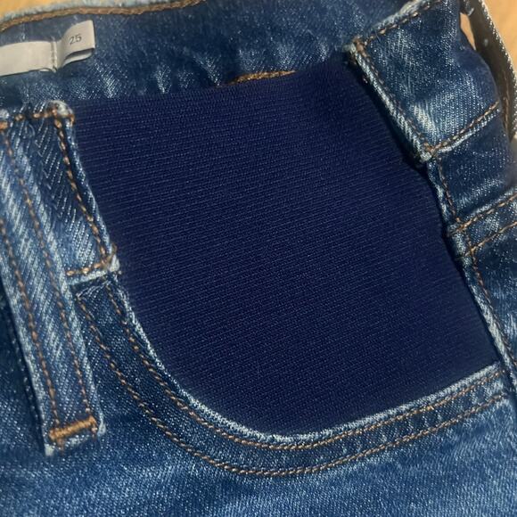 HUDSON ROSIE HIGH RISE WIDE LEG MATERNITY CARRIBEAN BLUE JEANS SIZE 25 - Picture 10 of 10